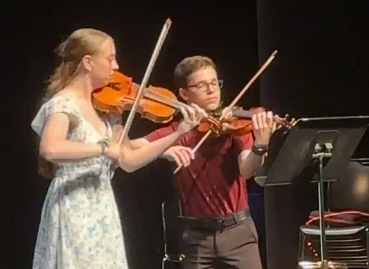 Symphony Orchestra and strings rehearsal at EUSMC